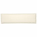 vidaXL Coussin pour banc de palette Crème 140 x 40 x 8 cm Tissu Oxford