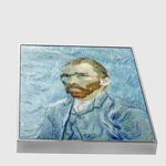 Pièce de monnaie en Argent - Zinc - Cuivre 10000 Francs g 77.75 (2.5 oz) Ag - 750 (24.11 oz) Zn - 120 (3.85 oz) Cu Millésime 2024 Van Gogh Tri-Metal SELF PORTRAIT