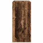 vidaXL Bibliothèque vieux bois 31x24x52 cm bois d'ingénierie