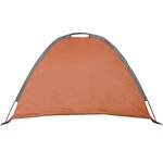 vidaXL Tente de rangement 9 compartiments gris et orange imperméable