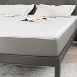 vidaXL Coussins de Matelas Blanc 140 x 200 cm
