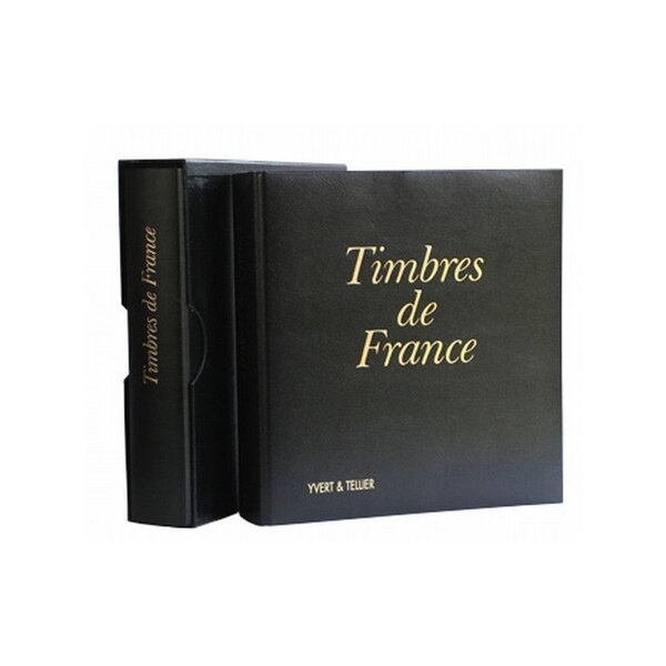 Album à anneaux Futura France Yvert et Tellier avec étui de protection. Marquage - Sans marquage