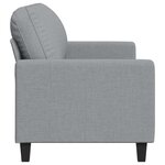 vidaXL Canapé à 3 places Gris clair 180 cm Tissu