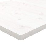 vidaXL Dessus de table blanc 100x50x2 5 cm bois de pin massif