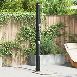 vidaXL Douche solaire pour l'extérieur avec tête de douche à main  217 cm  20 L.