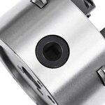 vidaXL Mandrin de tour auto-centrant à 4 mâchoires 100 mm Acier