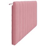 vidaXL Coussin de tête de lit Hanko rose 200 cm velours