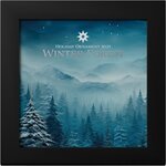 Pièce de monnaie en Argent 5 Dollars g 31.1 (1 oz) Millésime 2025 Holiday Ornament WINTER FOREST