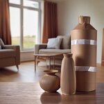 Pack And Move - Film À Bulle Kraft Recyclé - 1 X 8 M - Déménagement  Expédition Et Protection - Papier Bulle De Qualité