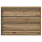 vidaXL Étagère à magazines Chêne artisanal 100 x 12 x 70 cm