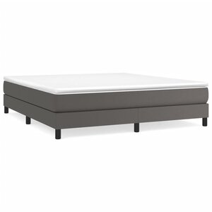 vidaXL Cadre de lit sans matelas gris 180x200 cm similicuir