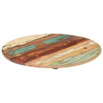 vidaXL Dessus de table rond 40 cm 15-16 mm Bois de récupération