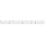 vidaXL Clôture en treillis métallique et ancrage anthracite 1 8x25 m