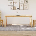 vidaXL Table à manger Corona 180x90x75 cm bois massif de pin