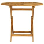 vidaXL Ensemble à manger de jardin 5 Pièces Bois de teck massif