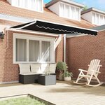 vidaXL Auvent Noir 300 x 250 x 165 cm Polyester