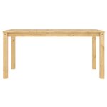 vidaXL Table à manger Panama 160x80x75 cm bois massif de pin