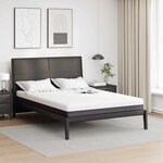 vidaXL Matelas Blanc  Gris 160 x 200 cm Mousse