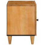 vidaXL Table de chevet Marron clair 40 x 33 x 46 cm