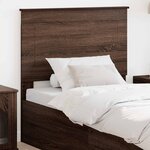vidaXL Tête de lit Chêne brun 100 cm Bois d'ingénierie