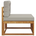 vidaXL Canapé du milieu extérieur Bois d'Acacia Massif Naturel