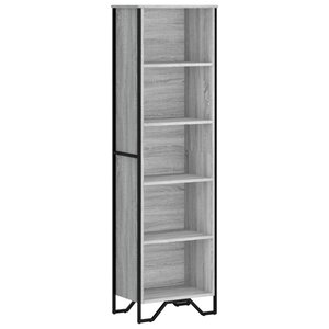 vidaXL Bibliothèque sonoma gris 50x31x169 cm bois d'ingénierie