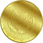 Pièce de monnaie en Or 30 Dollars g 0.155 (1/200 oz) Millésime 2026 Mandala TIGER (PRÉCOMMANDE)