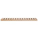 Cadre de Lit au Sol vidaXL Blanc 100x220 cm Bois Massif Pin