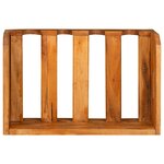 vidaXL Casiers à bouteilles 4Pièces de 16 bouteilles bois d'acajou massif