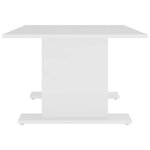 vidaXL Table basse blanc 103 5x60x40 cm bois d'ingénierie