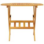 vidaXL Ensemble de salle à manger pour jardin 5 Pièces Marron