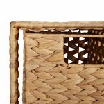 vidaXL Unité de rangement avec 5 paniers 25 5x37x100 cm Jacinthe d'eau