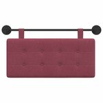 vidaXL Tête de lit suspendue Tissu