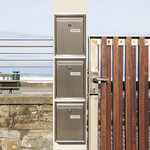 Boîte aux Lettres en Acier Inoxydable  Zaguán E5751  Avec Fente Arrière  Inox