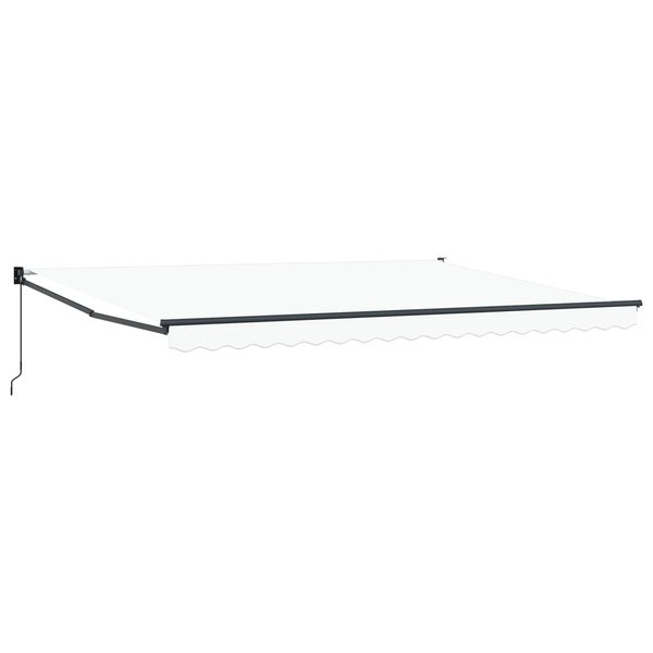 vidaXL Auvent Blanc 450 x 300 x 165 cm Polyester et métal