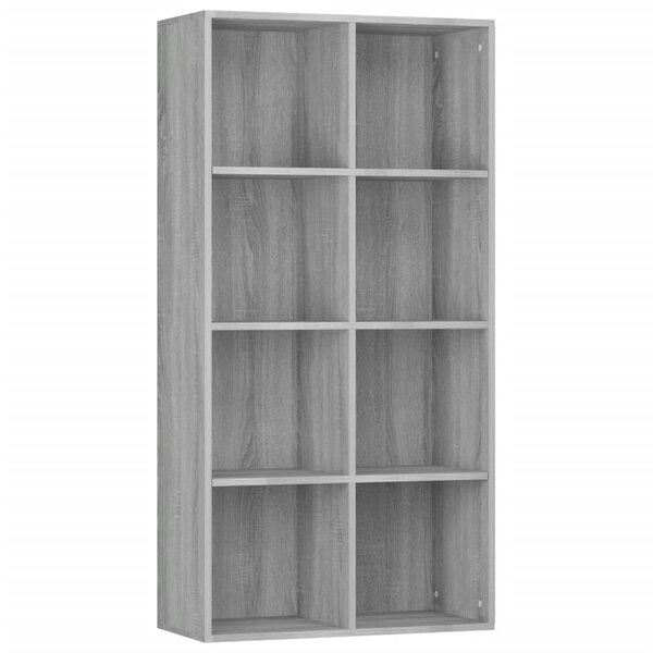 vidaXL Bibliothèque/Buffet Sonoma gris 66x30x130 cm Bois d'ingénierie