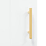 vidaXL Table basse Blanc brillant 90x50x40 cm Bois d'ingénierie