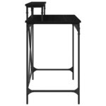 vidaXL Bureau Chêne noir 100 x 50 x 90 cm Bois d'ingénierie