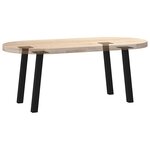 vidaXL Pieds de table basse 4 pièces Noir 30 cm Acier