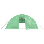 vidaXL Serre avec cadre en acier vert 80 m² 16x5x2 3 m