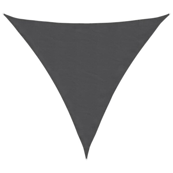 vidaXL Voile de parasol tissu oxford triangulaire 6x6x6 m anthracite