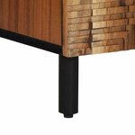 vidaXL Buffet avec étagère Marron 60 x 33 x 75 cm Bois d'acacia massif