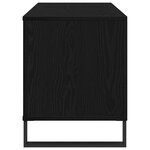 Buffet à enregistrement vidaXL Noir Chêne 100x38x48 cm Bois d'ingénierie