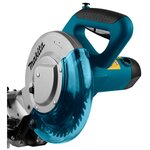 Makita scie à onglet coulissante 216 mm bleu et gris