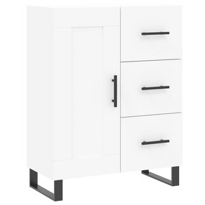 vidaXL Buffet blanc 69 5x34x90 cm bois d'ingénierie