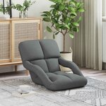 vidaXL Chaise de sol réglable avec accoudoir