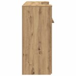 vidaXL Bureau réception chêne artisanal 180x50x103 5cm bois ingénierie