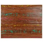 vidaXL Dessus de table 90x80x3 8 cm rectangulaire bois massif récupéré