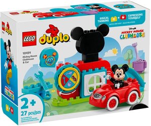 LEGO DUPLO - La Maison et la Voiture de Mickey Mouse - 10454 : Un Univers Magique pour les Tout-Petits