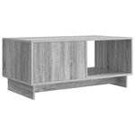 vidaXL Table basse Sonoma gris 90 x 50 x 40 cm Bois d'ingénierie